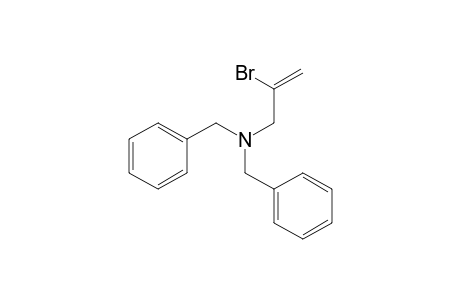 2-Bromanyl-N,N-bis(phenylmethyl)prop-2-en-1-amine