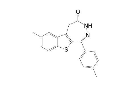 1-(4-Methylphenyl)-7-methylyl-3,4-dihydro-5H-benzothieno[2,3-d][1,2]diazepin-4-one