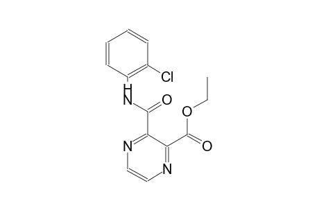 2-pyrazinecarboxylic acid, 3-[[(2-chlorophenyl)amino]carbonyl]-,ethyl ester