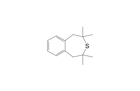 2,2,4,4-tetramethyl-1,5-dihydro-3-benzothiepin