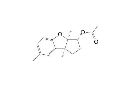 (-)-(3R,3aR,8bS)-cis-3a,7,8b-Trimethyl-2,3,3a,8b-tetrahydro-1H-cyclopenta[b]benzofuran-3-yl acetate