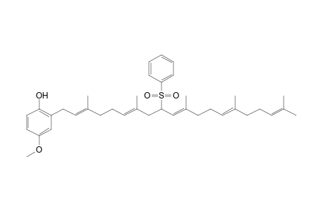 2-[9'-(Benzenesulfonyl)-3',7',11',15',19'-pentamethylicosa-2',6',10',14',18'-pentaenyl]-4-methoxyphenol