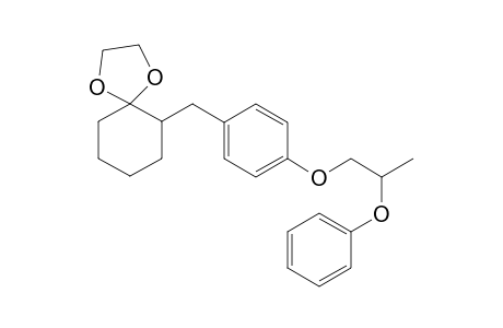 6-[4-(2-phenoxypropoxy)benzyl]-1,4-dioxaspiro[4.5]decane