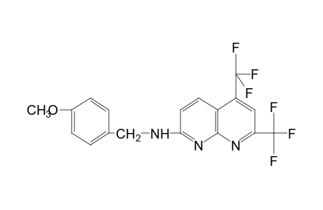 2,4-BIS(TRIFLUOROMETHYL)-7-[(p-METHOXYBENZYL)AMINO]-1,8-NAPHTHYRIDINE