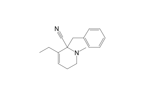 1-Methyl-2-benzyl-2-cyano-3-ethyl-3-piperideine