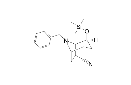 (2S)-8-Benzyl-2-exo-(trimethylsilyloxy)-8-azabicyclo[3.2.1]octane-7-exo-carbonitrile