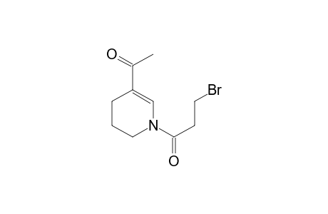 3-Acetyl-1-(3-bromopropanoyl)-1,4,5,6-tetrahydropyridine