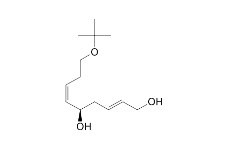 (2E,5R,6Z)-9-(tert-Butyloxy)-2,6-nonadien-1,5-diol