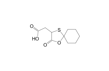 1-Oxa-4-thiaspiro[4.5]decane-3-acetic acid, 2-oxo-, (.+-.)-