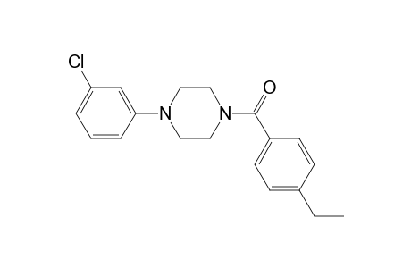 4-(4-Ethylbenzoyl)-1-(3-chlorophenyl)piperazine
