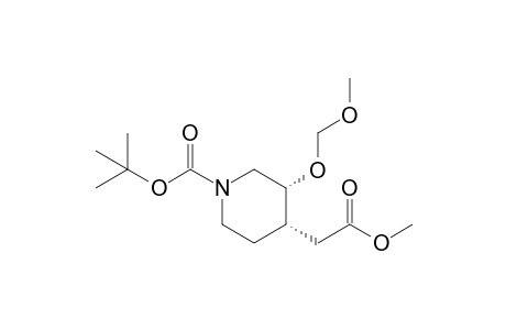 Methyl (3R,4S)1-tert-Butoxycarbonyl-3-(methoxymethoxy)piperidine-4-acetate