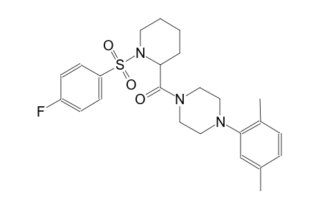 piperazine, 1-(2,5-dimethylphenyl)-4-[[1-[(4-fluorophenyl)sulfonyl]-2-piperidinyl]carbonyl]-
