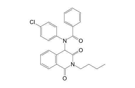 N-(2-Butyl-1,3-dioxo-1,2,3,4-tetrahydroisoquinolin-4-yl)-N-(4-chlorophenyl)benzamide