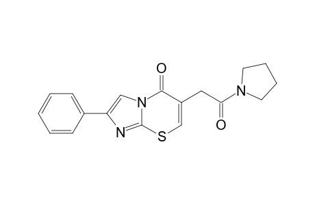 6-(2-Oxo-2-pyrrolidin-1-ylethyl)-2-phenylimidazo[2,1-b][1,3]thiazin-5-one