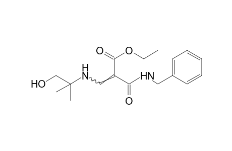 N-benzyl-2-{[(1,1-dimethyl-2-hydroxyethyl)amino]methylene}malonamic acid, ethyl ester