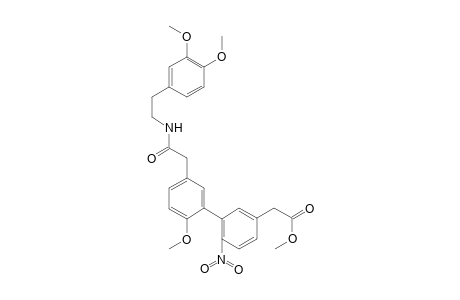5-{N-[2-(3,4-Dimethoxyphenyl)ethyl]amido}methyl-2-methoxy-5'-(3methoxycarbonyl)methyl-2'-nitrobiphenyl