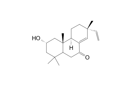 Isopimara-8(14),15-diene-2.alpha.,18-diol