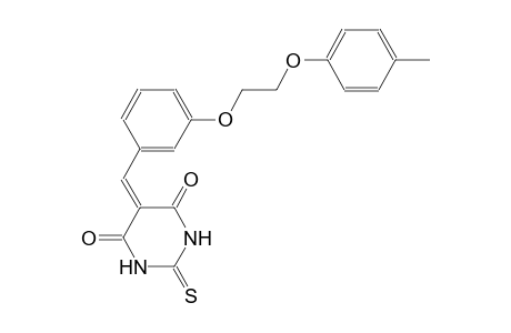 4,6(1H,5H)-pyrimidinedione, dihydro-5-[[3-[2-(4-methylphenoxy)ethoxy]phenyl]methylene]-2-thioxo-