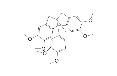 2,3,6,7,13,14-Hexamethoxy-9H,10H-4b,9a-([1,2]benzomethano)indeno[1,2-a]indene