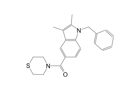 1-benzyl-2,3-dimethyl-5-(4-thiomorpholinylcarbonyl)-1H-indole