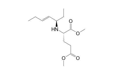 (S)-Dimethyl 2-((R,E)-hept-4-en-3-ylamino)glutarate