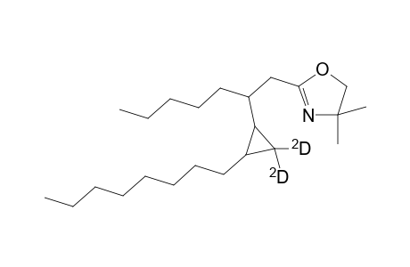 2-[[2'-octyl-3',3'-dideuteriocyclopropyl)heptyl)-4,4-dimethyloxazoline