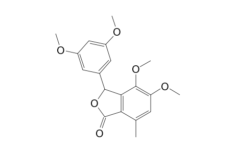 1(3H)-Isobenzofuranone, 3-(3,5-dimethoxyphenyl)-4,5-dimethoxy-7-methyl-
