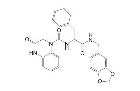 1(2H)-quinoxalinecarboxamide, N-[(1S)-2-[(1,3-benzodioxol-5-ylmethyl)amino]-2-oxo-1-(phenylmethyl)ethyl]-3,4-dihydro-3-oxo-