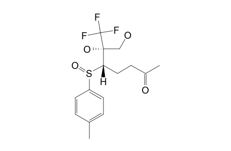 (2S,3S)-2-HYDROXY-2-TRIFLUOROMETHYL-3-[(4-METHYLPHENYL)-SULFINYL]-6-OXO-HEPTAN-1-OL
