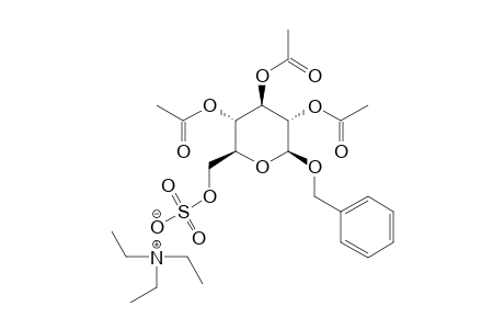 BENZYL-2,3,4-TRI-O-ACETYL-6-O-SULFO-BETA-D-GLUCOPYRANOSIDE-TRIETHYLAMMONIUM-SALT