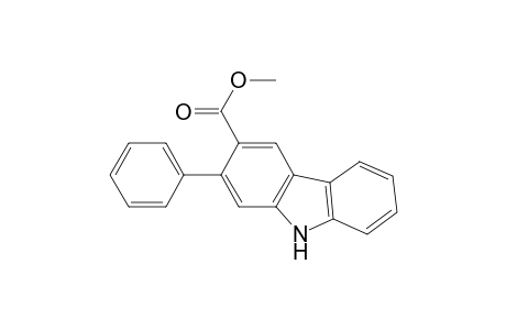 9H-Carbazole-3-carboxylic acid, 2-phenyl-, methyl ester