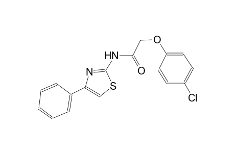 2-(4-chlorophenoxy)-N-(4-phenyl-1,3-thiazol-2-yl)acetamide