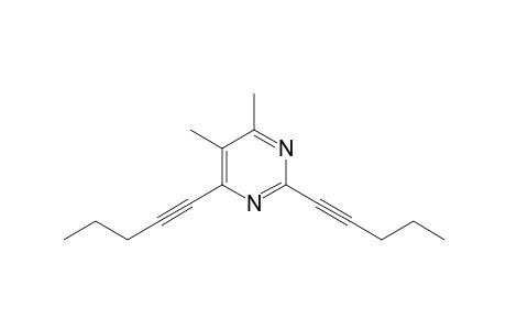 4,5-Dimethyl-2,6-bis(pent-1-ynyl)pyrimidine