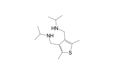 isopropyl-[[4-[(isopropylamino)methyl]-2,5-dimethyl-3-thienyl]methyl]amine