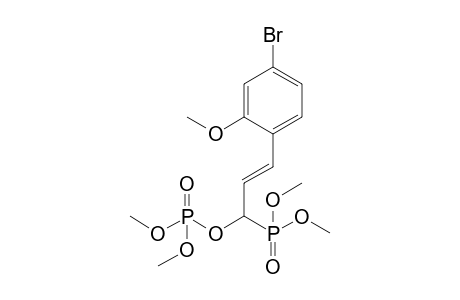 (E)-3-(4-Bromo-2-methoxyphenyl)-1-(dimethoxyphosphoryl)allyl dimethyl phosphate