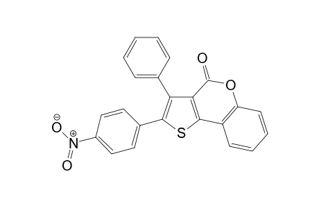 2-(4-Nitrophenyl)-3-phenyl-4H-thieno[3,2-c]chromen-4-one