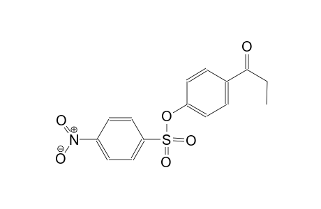 4-propionylphenyl 4-nitrobenzenesulfonate