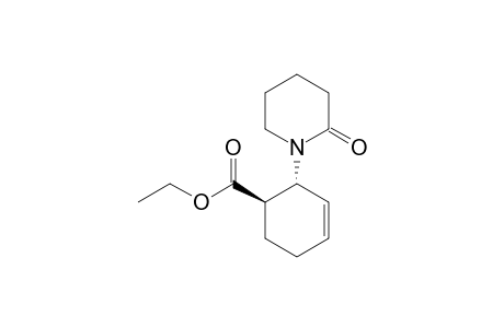3-Cyclohexene-1-carboxylic acid, 2-(2-oxo-1-piperidinyl)-, ethyl ester, trans-