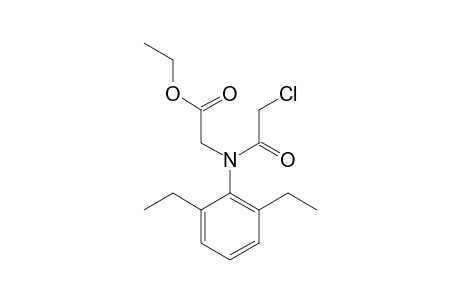 Glycine, N-(chloroacetyl)-N-(2,6-diethylphenyl)-, ethyl ester