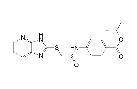 isopropyl 4-{[(3H-imidazo[4,5-b]pyridin-2-ylsulfanyl)acetyl]amino}benzoate