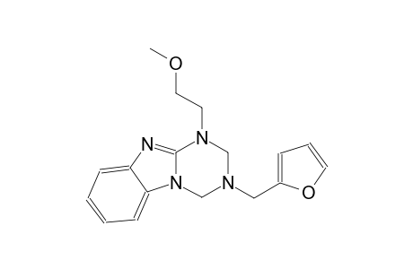 [1,3,5]triazino[1,2-a]benzimidazole, 3-(2-furanylmethyl)-1,2,3,4-tetrahydro-1-(2-methoxyethyl)-