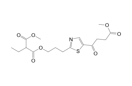 Butanedioic acid, 1-[5-(4-methoxy-1,4-dioxobutyl)-2-thiazolyl]-2-methylpropyl methyl ester