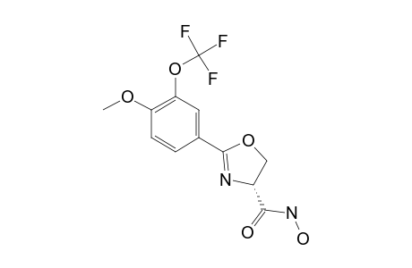 2-(4-METHOXY-3-TRIFLUOROMETHOXYPHENYL)-OXAZOLINE-4-HYDROXAMIC-ACID