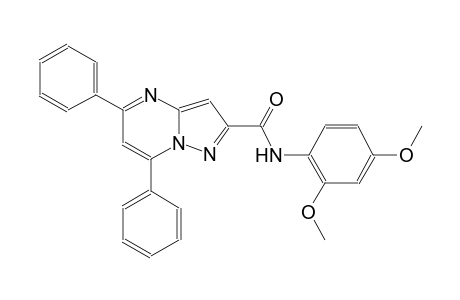 N-(2,4-dimethoxyphenyl)-5,7-diphenylpyrazolo[1,5-a]pyrimidine-2-carboxamide