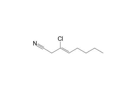 (Z)-3-Chloro-3-octenenitrile