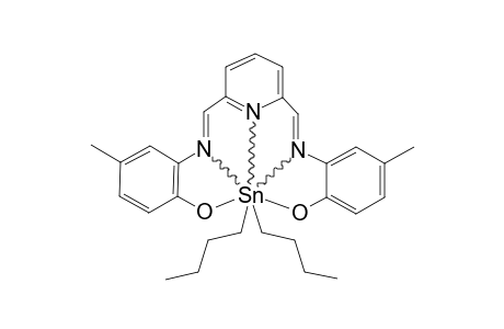 Dibutyl({2,2'-[2,6-pyridinediylbis(methylidynenitrilo)]bis(4-methylphenolato)}(2-))tin