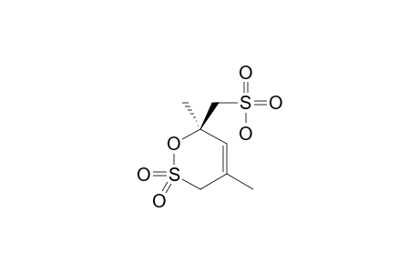 Z-2,4-DIMETHYL-5-SULFONYL-1,4-PENT-2-ENE-SULTONE