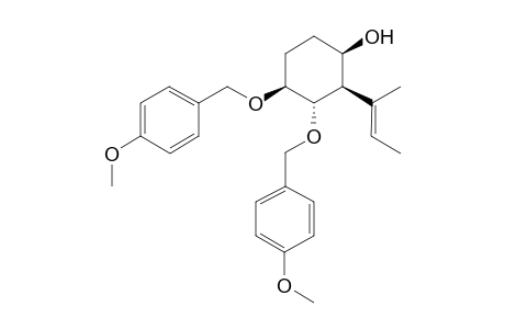 (1R,2R,3S,4S)-2-{(1E)-1-Methylpropen-1-yl)-3,4-di(4-methoxybenzyloxy)cyclohexan-1-ol