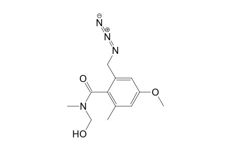 2-Azidomethyl-N-hydroxymethyl-4-methoxy-6,N-dimethylbenzamide