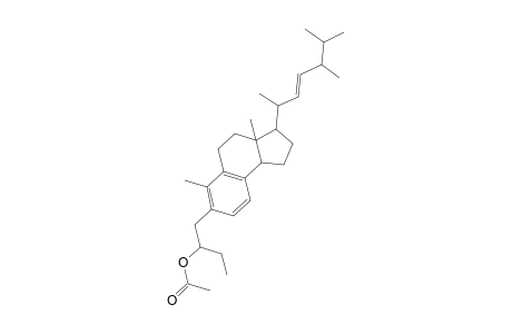 1,10-Secoergosta-5,7,9,22-tetraen-3-ol, acetate, (24.xi.)-